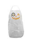 Monocle Jack-o-Lantern Color Adult Apron-Bib Apron-TooLoud-White-One-Size-Davson Sales