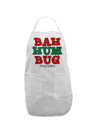 Bah Humbug Merry Christmas Adult Apron-Bib Apron-TooLoud-White-One-Size-Davson Sales