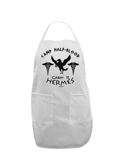 Camp Half Blood Cabin 11 Hermes Adult Apron by-Bib Apron-TooLoud-White-One-Size-Davson Sales