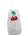 Cherries Adult Apron-Bib Apron-TooLoud-White-One-Size-Davson Sales