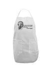 The Weak Can Never Forgive Adult Apron-Bib Apron-TooLoud-White-One-Size-Davson Sales