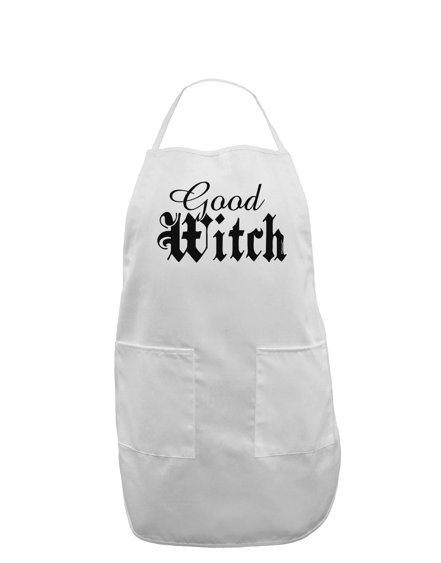 Good Witch - Halloween Text Adult Apron-Bib Apron-TooLoud-White-One-Size-Davson Sales