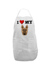 I Heart My - Cute German Shepherd Dog Adult Apron by TooLoud-Bib Apron-TooLoud-White-One-Size-Davson Sales