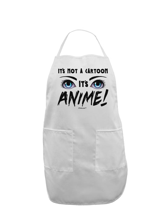 Not A Cartoon Eyes Blue Adult Apron-Bib Apron-TooLoud-White-One-Size-Davson Sales