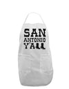 San Antonio Y'all - Boots - Texas Pride Adult Apron by TooLoud-Bib Apron-TooLoud-White-One-Size-Davson Sales