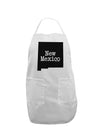 New Mexico - United States Shape Adult Apron by TooLoud-Bib Apron-TooLoud-White-One-Size-Davson Sales