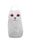 Heart Kitten Adult Apron by-Bib Apron-TooLoud-White-One-Size-Davson Sales