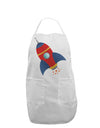 Space Rocket Ship and Stars Adult Apron by TooLoud-Bib Apron-TooLoud-White-One-Size-Davson Sales