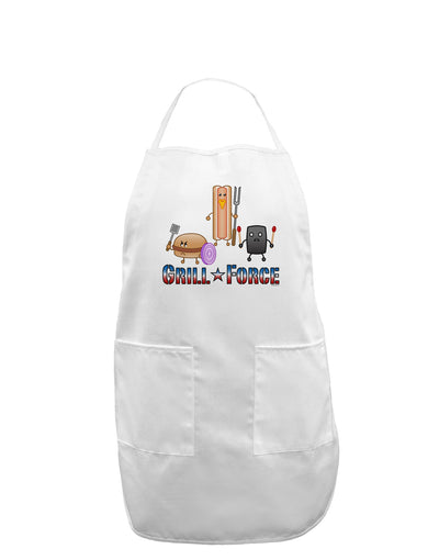 Grill Force Adult Apron-Bib Apron-TooLoud-White-One-Size-Davson Sales