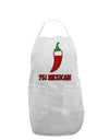 Seventy-Five Percent Mexican Adult Apron-Bib Apron-TooLoud-White-One-Size-Davson Sales