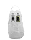 TooLoud Your Wife My Wife Military Adult Apron-Bib Apron-TooLoud-White-One-Size-Davson Sales