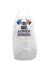 This Girl Loves America Adult Apron-Bib Apron-TooLoud-White-One-Size-Davson Sales