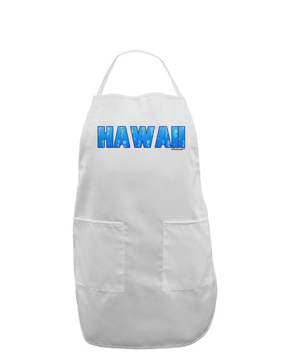 Hawaii Ocean Bubbles Adult Apron by TooLoud-Bib Apron-TooLoud-White-One-Size-Davson Sales