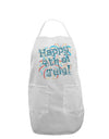 Happy 4th of July - Fireworks Design Adult Apron-Bib Apron-TooLoud-White-One-Size-Davson Sales