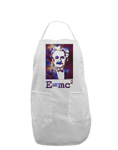 Cosmic Galaxy - E equals mc2 Adult Apron by TooLoud-Bib Apron-TooLoud-White-One-Size-Davson Sales