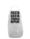 Fiesta Siesta Tequila Repeat Adult Apron by TooLoud-Bib Apron-TooLoud-White-One-Size-Davson Sales