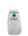 Sassy Lass St Patricks Day Adult Apron-Bib Apron-TooLoud-White-One-Size-Davson Sales
