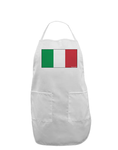 Italian Flag - Italy Adult Apron by TooLoud-Bib Apron-TooLoud-White-One-Size-Davson Sales