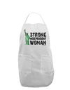 Statue of Liberty Strong Woman Adult Apron-Bib Apron-TooLoud-White-One-Size-Davson Sales