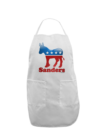 Sanders Bubble Symbol Adult Apron-Bib Apron-TooLoud-White-One-Size-Davson Sales