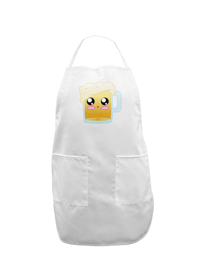 Draft the cute Beer Adult Apron-Bib Apron-TooLoud-White-One-Size-Davson Sales