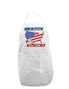 I Love The USA Adult Apron-Bib Apron-TooLoud-White-One-Size-Davson Sales