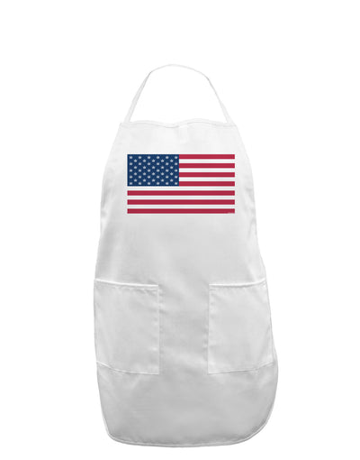 American Flag - Marijuana Leaf Adult Apron-Bib Apron-TooLoud-White-One-Size-Davson Sales