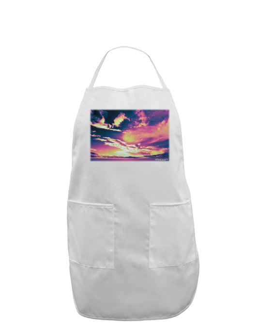 Blue Mesa Reservoir Surreal Adult Apron-Bib Apron-TooLoud-White-One-Size-Davson Sales