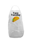 Taco Tuesday Design Adult Apron by TooLoud-Bib Apron-TooLoud-White-One-Size-Davson Sales