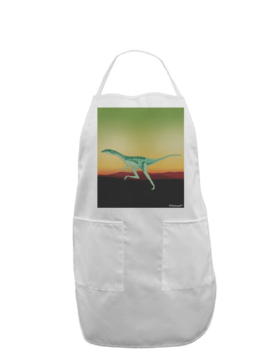 Ornithomimus Velox - Without Name Adult Apron by TooLoud-Bib Apron-TooLoud-White-One-Size-Davson Sales