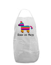 Colorful Pinata Design - Cinco de Mayo Adult Apron by TooLoud-Bib Apron-TooLoud-White-One-Size-Davson Sales