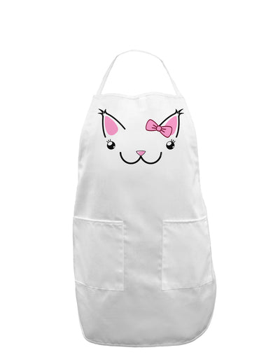 Kyu-T Ears - Kawaia the Cute Girl Critter Adult Apron-Bib Apron-TooLoud-White-One-Size-Davson Sales