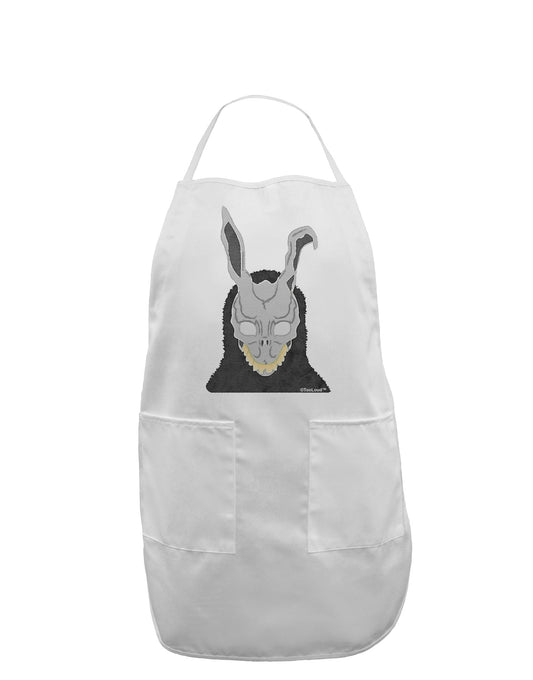 Scary Buny Face Watercolor Adult Apron-Bib Apron-TooLoud-White-One-Size-Davson Sales