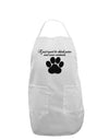 I Just Want To Drink Wine And Save Animals Adult Apron by TooLoud-Bib Apron-TooLoud-White-One-Size-Davson Sales