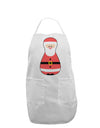 Cute Santa Matryoshka Nesting Doll - Christmas Adult Apron-Bib Apron-TooLoud-White-One-Size-Davson Sales