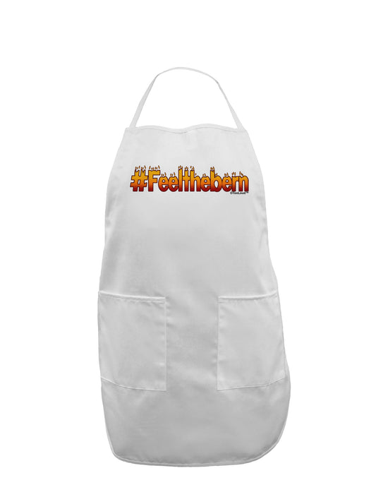 Hashtag Feelthebern Adult Apron-Bib Apron-TooLoud-White-One-Size-Davson Sales
