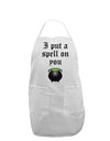 I Put A Spell On You Witches Cauldron Halloween Adult Apron-Bib Apron-TooLoud-White-One-Size-Davson Sales