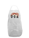 Bald Eagle USA Adult Apron-Bib Apron-TooLoud-White-One-Size-Davson Sales