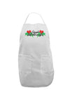 Single All the Way - holly Adult Apron-Bib Apron-TooLoud-White-One-Size-Davson Sales