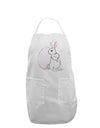Easter Bunny and Egg Design Adult Apron by TooLoud-Bib Apron-TooLoud-White-One-Size-Davson Sales
