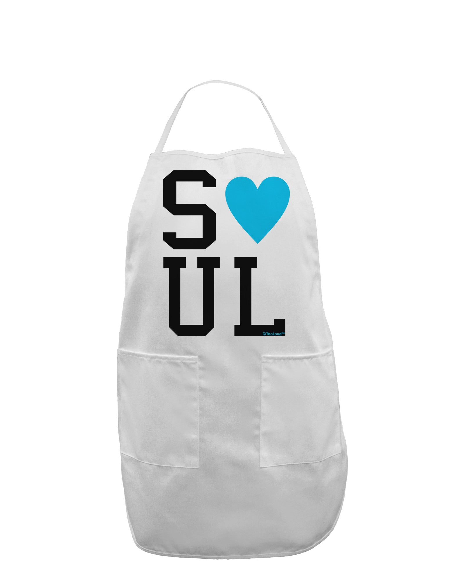 Matching Soulmate Design - Soul - Blue Adult Apron by TooLoud-Bib Apron-TooLoud-White-One-Size-Davson Sales