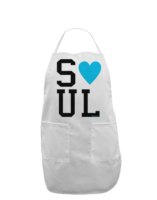Matching Soulmate Design - Soul - Blue Adult Apron by TooLoud-Bib Apron-TooLoud-White-One-Size-Davson Sales