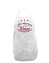 All-American Woman Adult Apron-Bib Apron-TooLoud-White-One-Size-Davson Sales