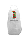 Santa's Little Helper Christmas Elf Girl Adult Apron-Bib Apron-TooLoud-White-One-Size-Davson Sales