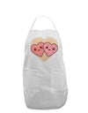 Super Cute Kawaii Hearts Adult Apron-Bib Apron-TooLoud-White-One-Size-Davson Sales