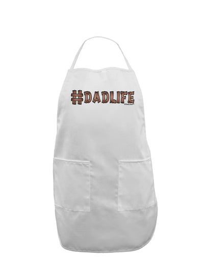 Hashtag Dadlife Adult Apron-Bib Apron-TooLoud-White-One-Size-Davson Sales