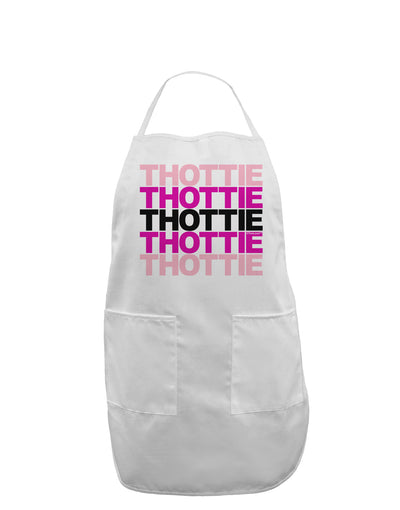 THOTTIE Adult Apron-Bib Apron-TooLoud-White-One-Size-Davson Sales