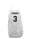 Reindeer Jersey - Donner 3 Adult Apron-Bib Apron-TooLoud-White-One-Size-Davson Sales