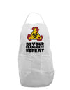 Devour Reanimate Repeat Adult Apron by TooLoud-Bib Apron-TooLoud-White-One-Size-Davson Sales