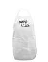 Zombie Killer - Apocalypse - Halloween Adult Apron-Bib Apron-TooLoud-White-One-Size-Davson Sales